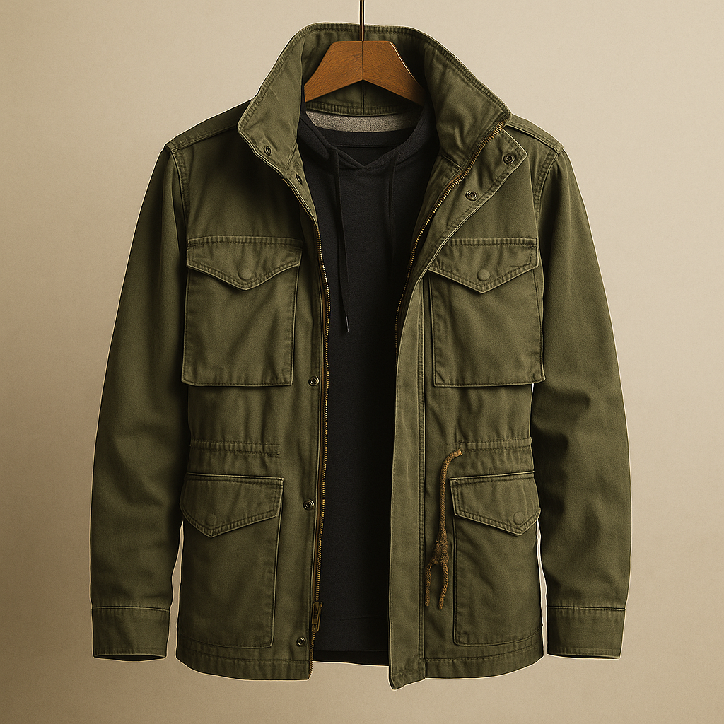 Tyrone Heritage Field Jacket – Men’s Classic Military Style Coat with Timeless Design