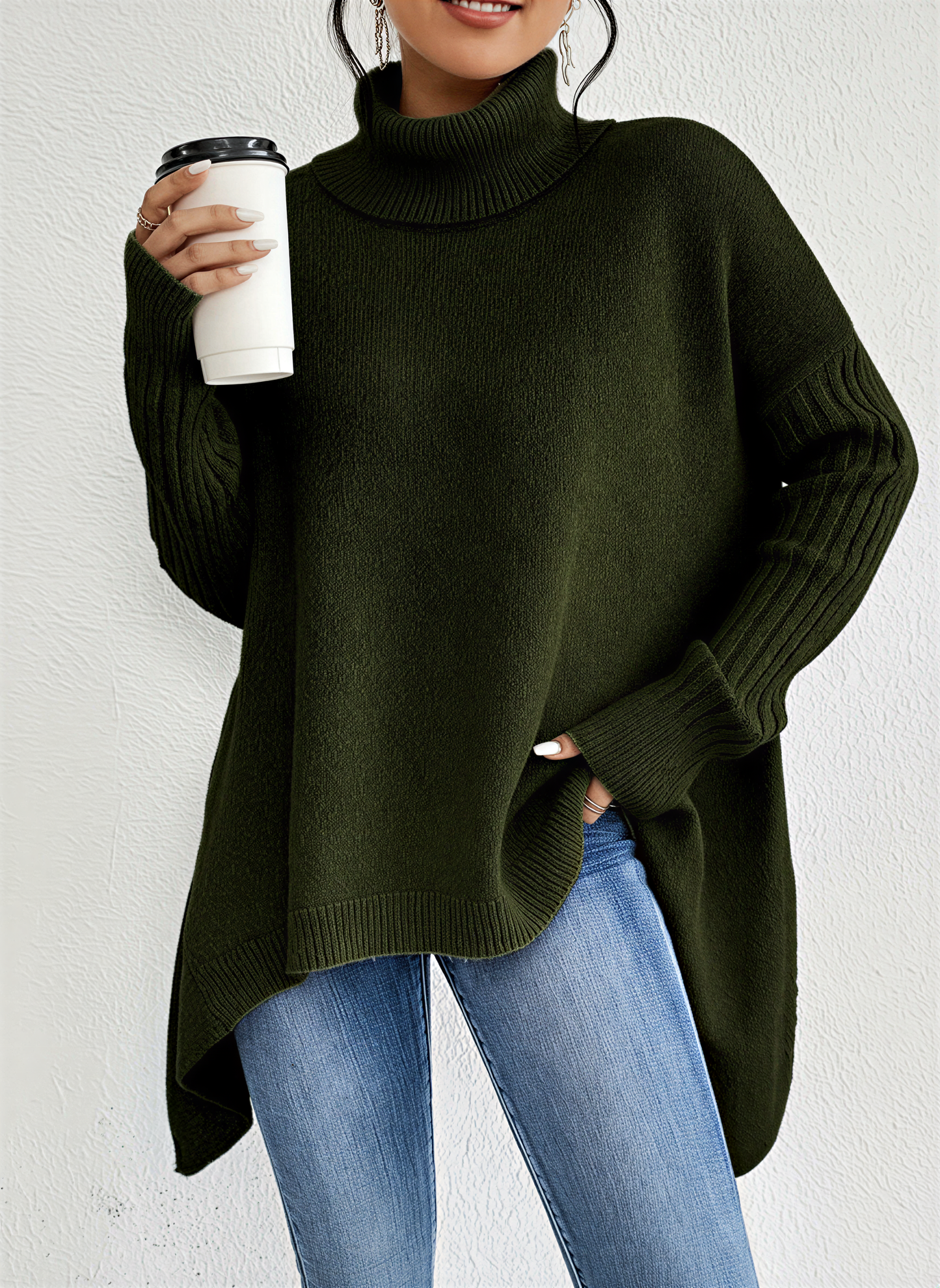 Kristin | Oversize Turtleneck Jumper for Women