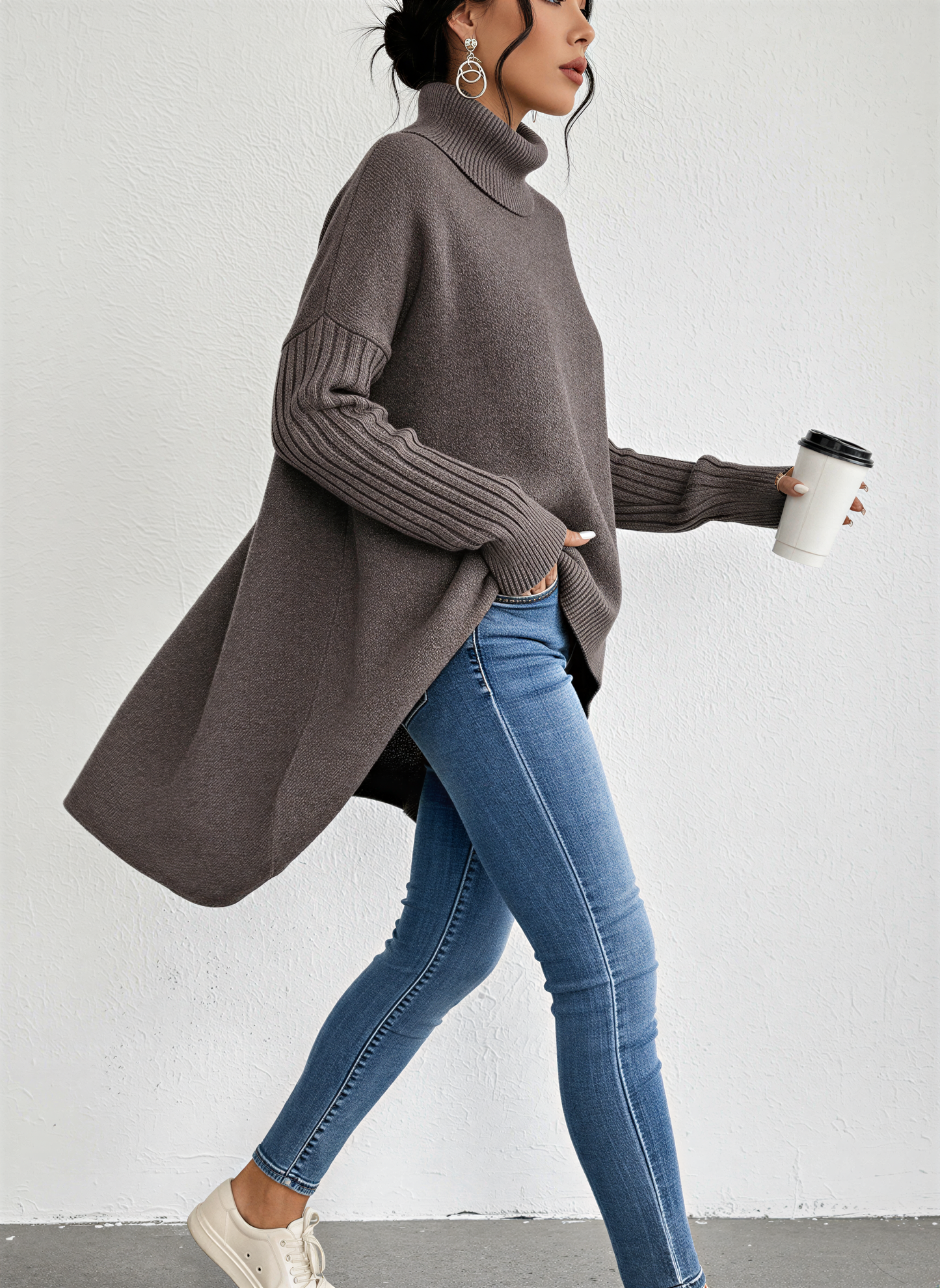 Kristin | Oversize Turtleneck Jumper for Women